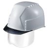 住ベテクノプラスチック 透明バイザー付きシールドヘルメット（ライナー付き）通気孔付 [KKXCS-A]