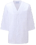 image_maidoya男子衿なし調理衣（七分袖）