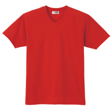 大川被服 AIR020 エアレットVネック半袖Tシャツ（カラー） [00020]