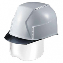 住ベテクノプラスチック 透明バイザー付きシールドヘルメット（ライナー付き）通気孔付クールタイプ [KKXCS-A-N-COOL]