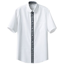 セブンユニフォーム CH4435 ボタンダウンシャツ／半袖
