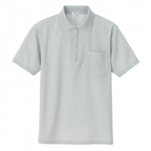 アイトス AZ-10581 吸汗速乾半袖ジップポロシャツ
