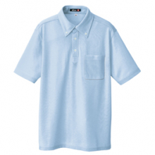 アイトス AZ-10599 吸汗速乾（クールコンフォート）半袖ボタンダウンポロシャツ（男女兼用）