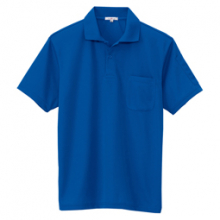 アイトス AZ-10601 吸汗速乾（クールコンフォート）ペン差し付半袖ポロシャツ（男女兼用）