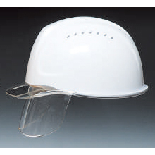 ディックプラスチック SYA-CSV シールド付き通気孔付き透明バイザー付きヘルメット（エアロメッシュ・HA2内装）