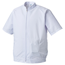 半袖白衣ブルゾン（空調風神服）
