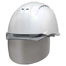 ディックプラスチック AA11EVO-CSW スモークシールド付き通気孔付き透明バイザー付きヘルメット（ライナー付）