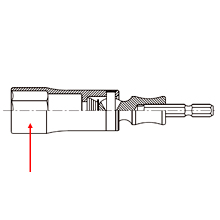 トップ工業 EUS用　替えソケット24mm [EUS-24-S]