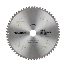 TJMデザイン TC-JTA16560 タジマチップソー　充電卓上･スライド丸ノコアルミ用　165-60P