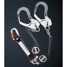 トーヨーセフティー MA-244RW フルハーネス型巻取式ダブルランヤード（ロック装置付き）