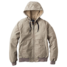 イーブンリバー R608 コットン裏ボアフーディジャケット