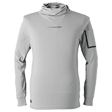 アイズフロンティア 9108 裏起毛ストレッチ長袖アフガンネックシャツ