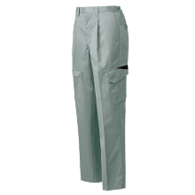 日新被服 女子後ろゴムワンタックカーゴパンツ [R3020]