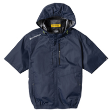 コーコス信岡 ボルトクール　日傘遮熱　半袖ブルゾン（ペルチェ ネックホルダー付） [G-4030]