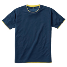 小倉屋 7367 接触冷感レイヤード半袖Tシャツ