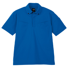 クロダルマ 26912 ボタンダウン半袖ポロシャツ