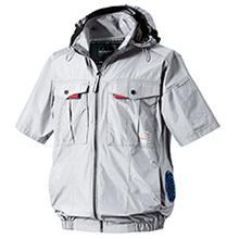 村上被服 サイドファン半袖フードジャケット [V1217]