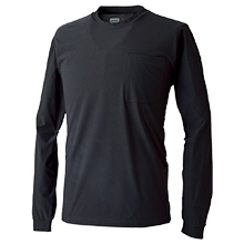 CUC(中国産業) UVドライストレッチ長袖Tシャツ [700418]