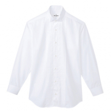 チトセ KM-4092 ピンタックウイングカラーシャツ（男性用）