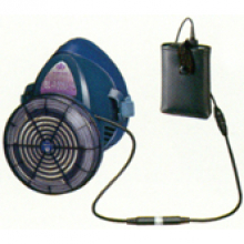 興研 BL-100U-03 ナノマテリアル用　電動ファン付き呼吸用保護具／バッテリーセパレートタイプ（電池、充電器付）