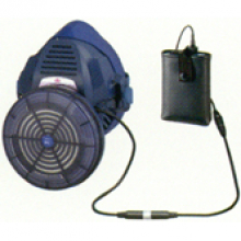 興研 BL-200U-02 ナノマテリアル用　電動ファン付き呼吸用保護具／バッテリーセパレートタイプ（電池、充電器付）