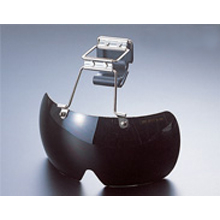 トーヨーセフティー 1400-B ヘルメット取付用メガネ（電気溶接用）
