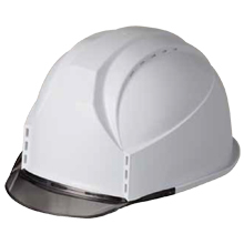 住ベテクノプラスチック KKC3-B-N-COOL 透明バイザー付きヘルメット（ライナー付き）通気孔付クールタイプ