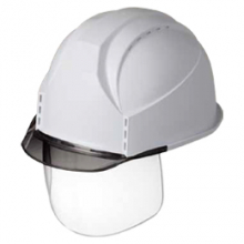 住ベテクノプラスチック KKC3S-B-N-COOL 透明バイザー付きシールドヘルメット（ライナー付き）通気孔付クールタイプ