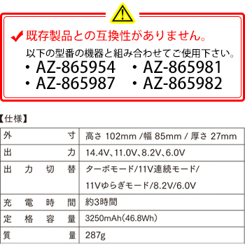 製品特性