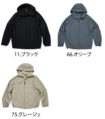 おたふく手袋 フーバー　ユーティリティー　ジップアップパーカ [FB-231]