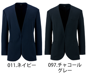 ピエ メンズノーカラージャケット [46055]