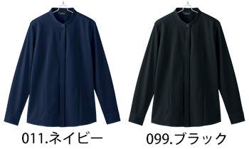 ピエ 長袖スタンドカラーブラウス [634231]