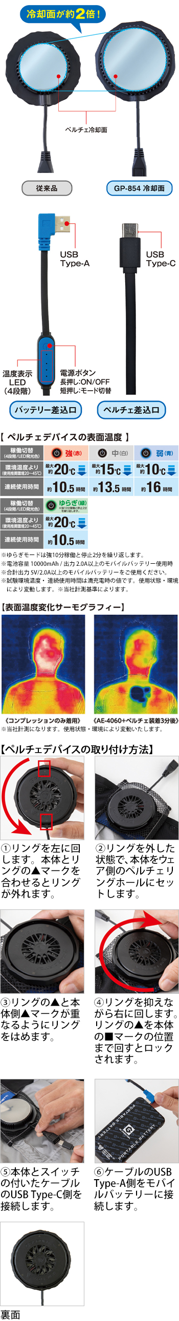 製品特性