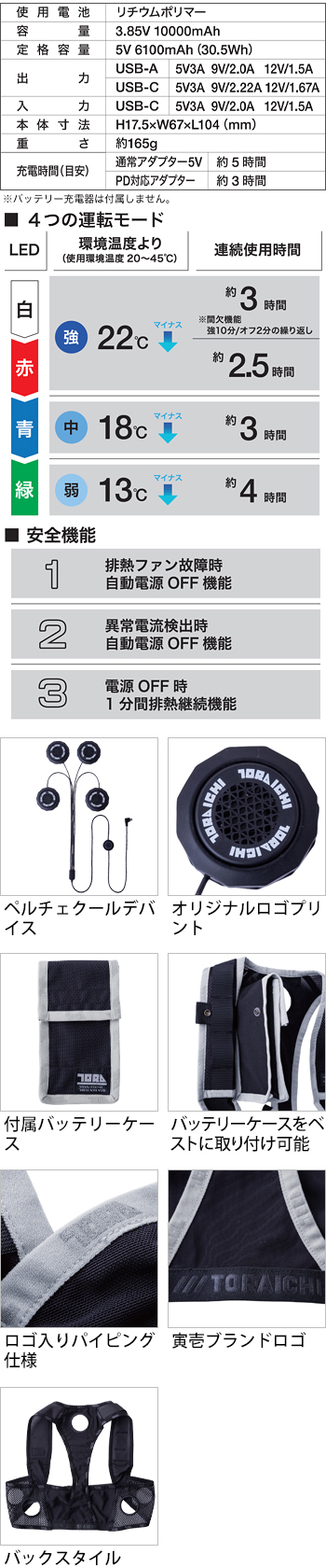 製品特性