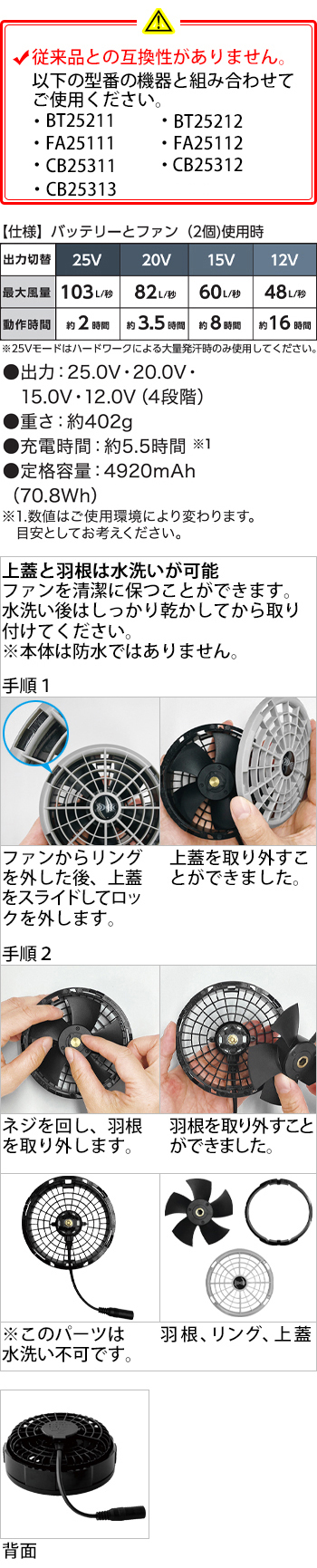 製品特性