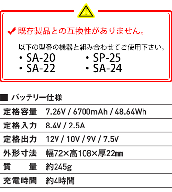 製品特性