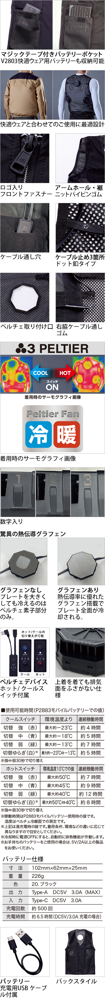 製品特性