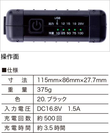 製品特性