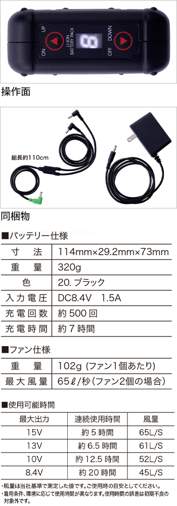 製品特性