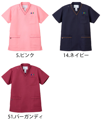 ナガイレーベン 男女兼用スクラブ [MFT-5802]