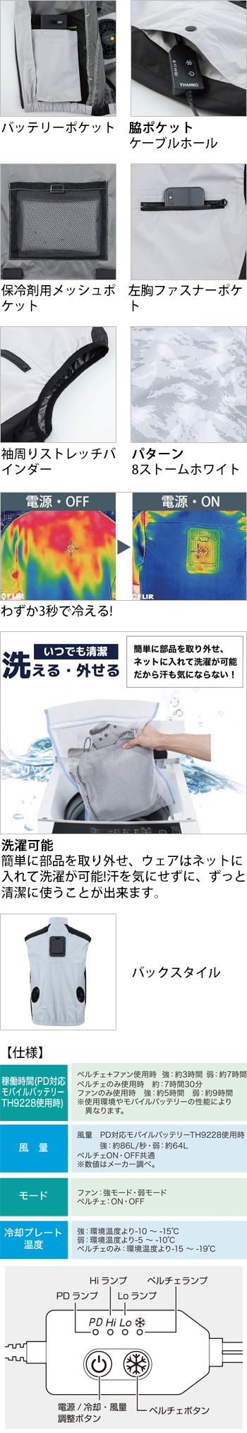 製品特性