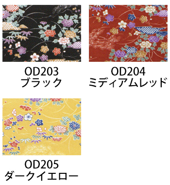 サーヴォ 茶衣着／友禅調小紋 [OD204]