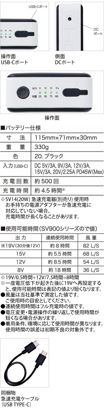 製品特性