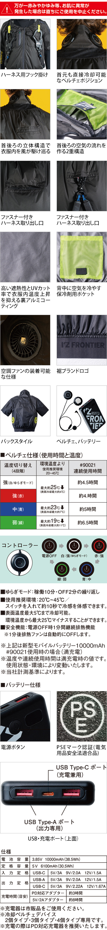 製品特性