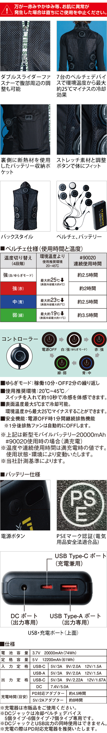 製品特性
