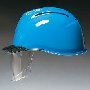シールド付き通気孔付き透明バイザー付きヘルメット（ライナー付）