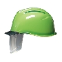 シールド付き透明バイザー付きヘルメット（ライナー付）